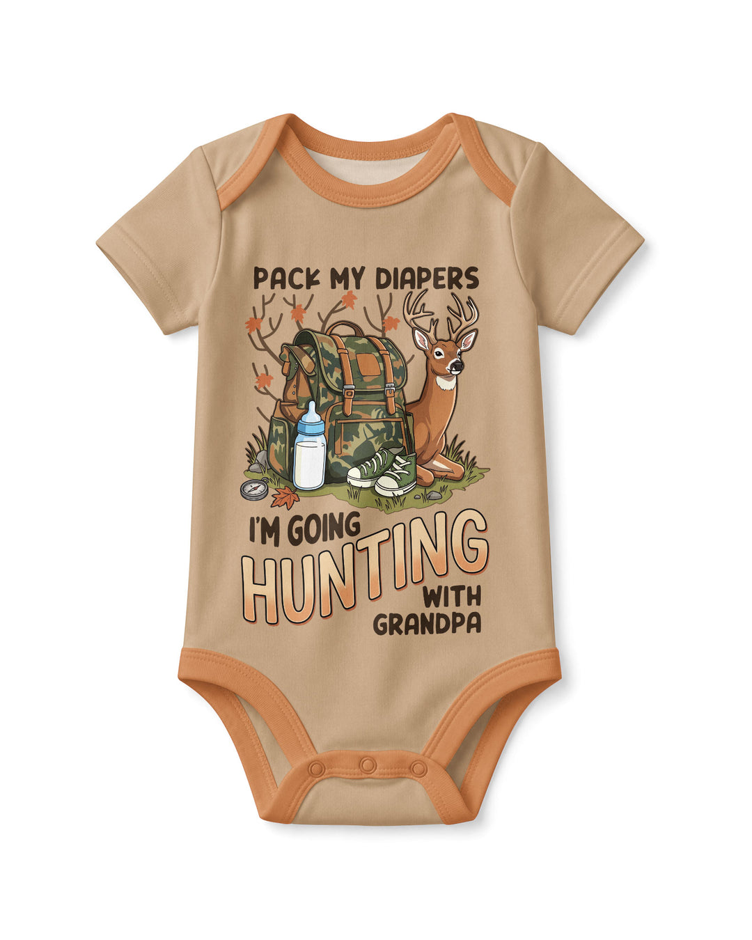 I Am Going Hunting Bamboo Bodysuit