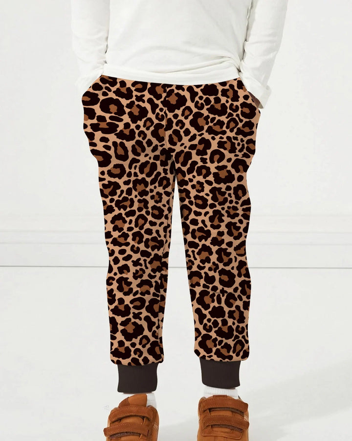 School Sweetheart Leopard Bamboo Jogger