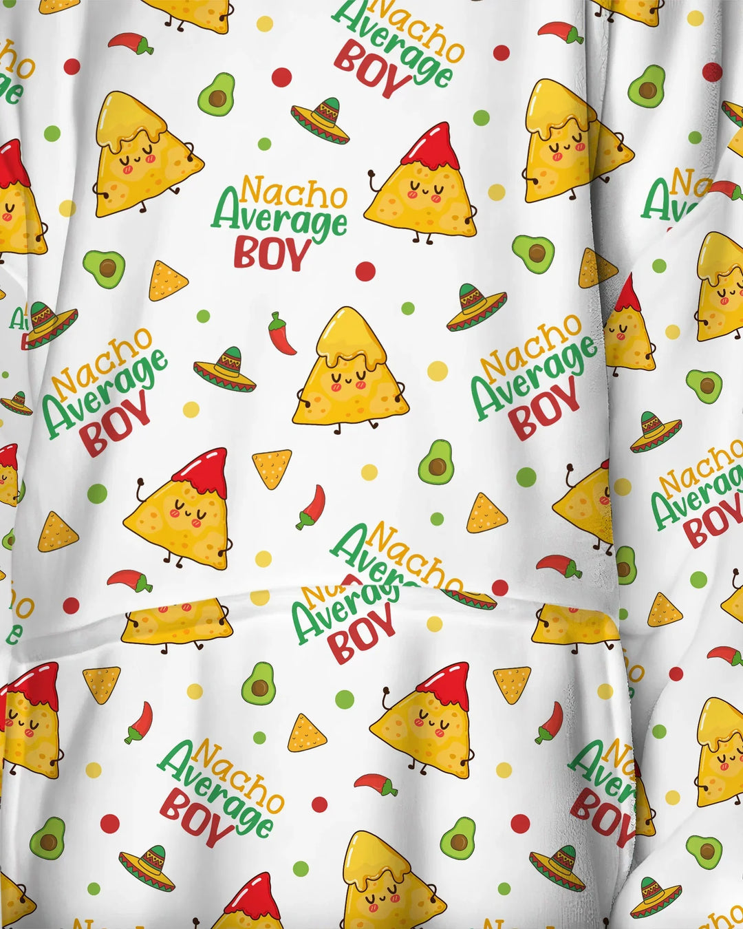 Lil Nacho Average Kid Wearable Bamboo Blanket Hoodie