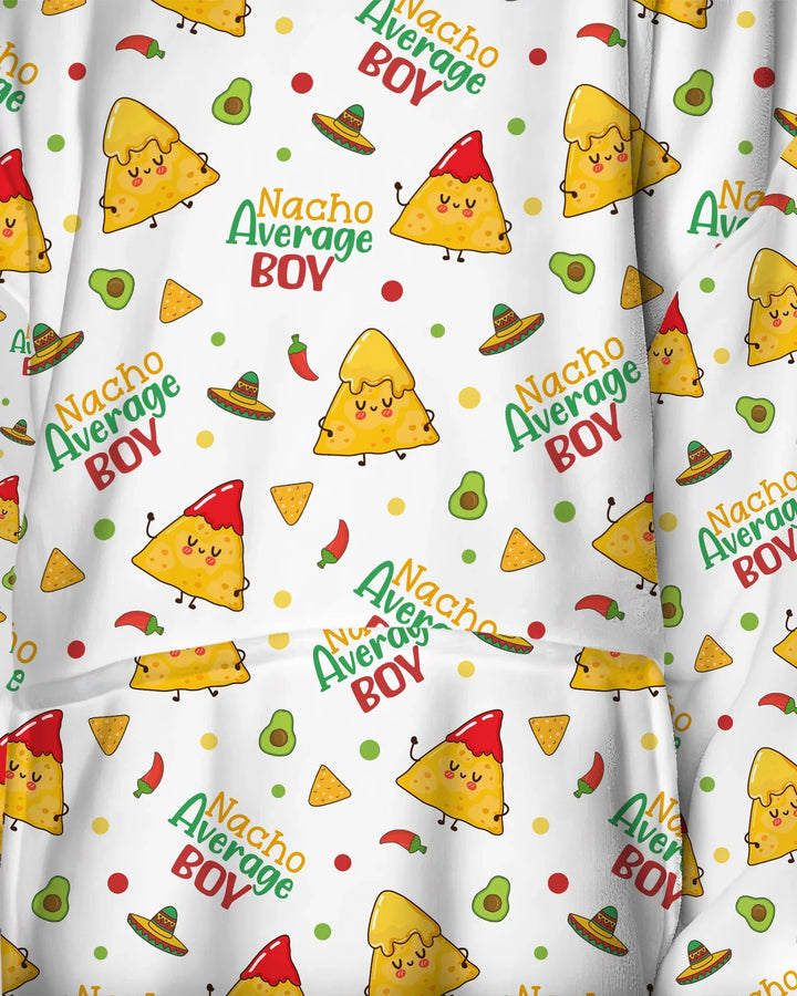Lil Nacho Average Kid Wearable Bamboo Blanket Hoodie