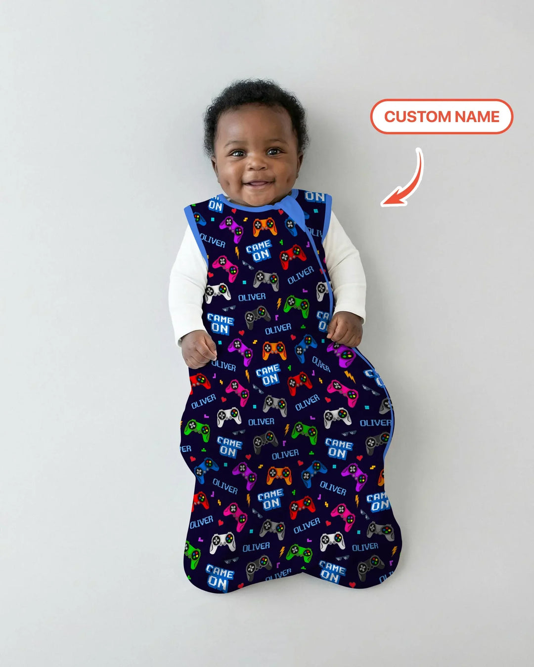 Custom Name Game On Family Matching Bamboo Sleep Bag