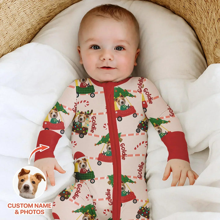 Custom Pet Photo Christmas Tikes Car Bamboo Convertible Zippy
