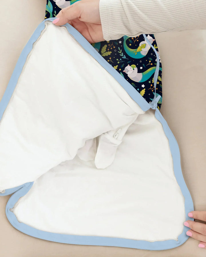 Midnight Mermaid Cats Bamboo Sleep Bag