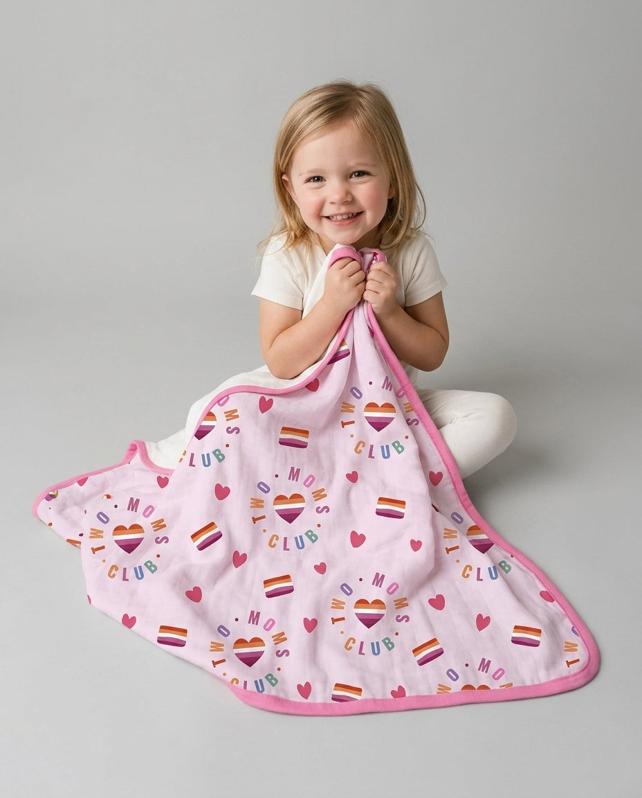 Love Makes Family Bamboo Blanket