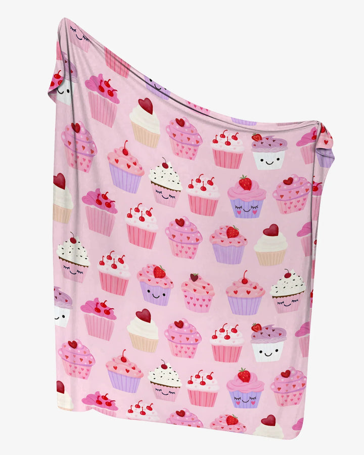 Valentine Emotional Cupcakes Bamboo Sleep Bag Swaddler
