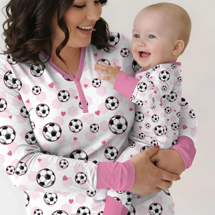Goal Squad Family Matching Bamboo Women Pajama Set