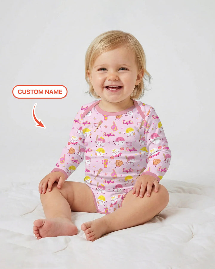 Baseball Mama and Mini Matching Bamboo Bodysuit