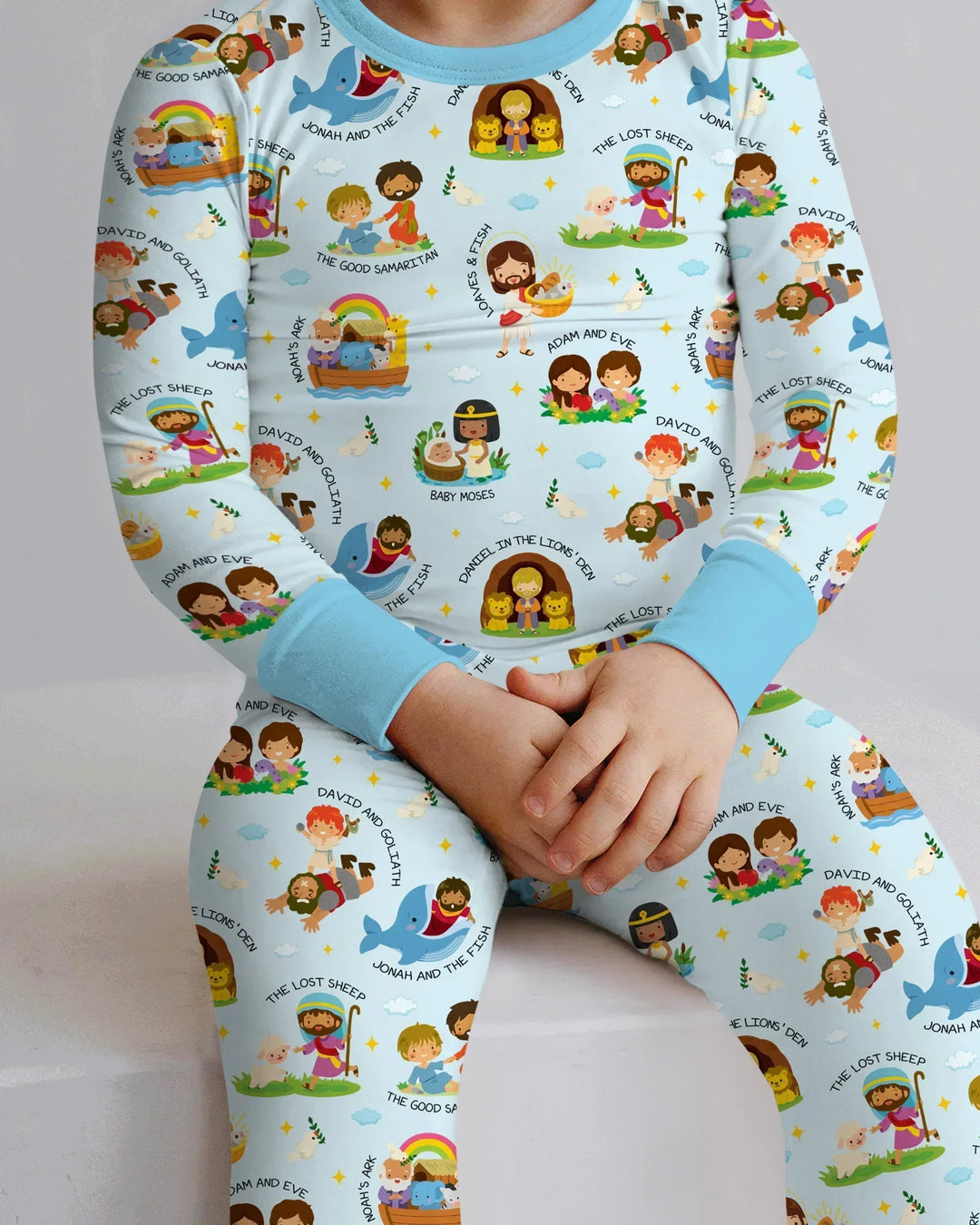 Bible Stories Bamboo Two Piece Long Sleeve Pajama Set