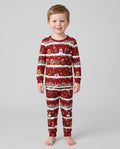 Dachshund Through The Snow Bamboo Two Piece Long Sleeve Pajama Set