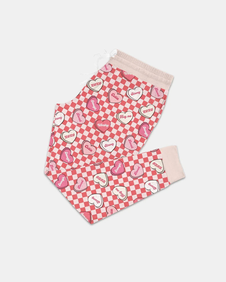 Valentine in Hearts Bamboo Women Pajama Set