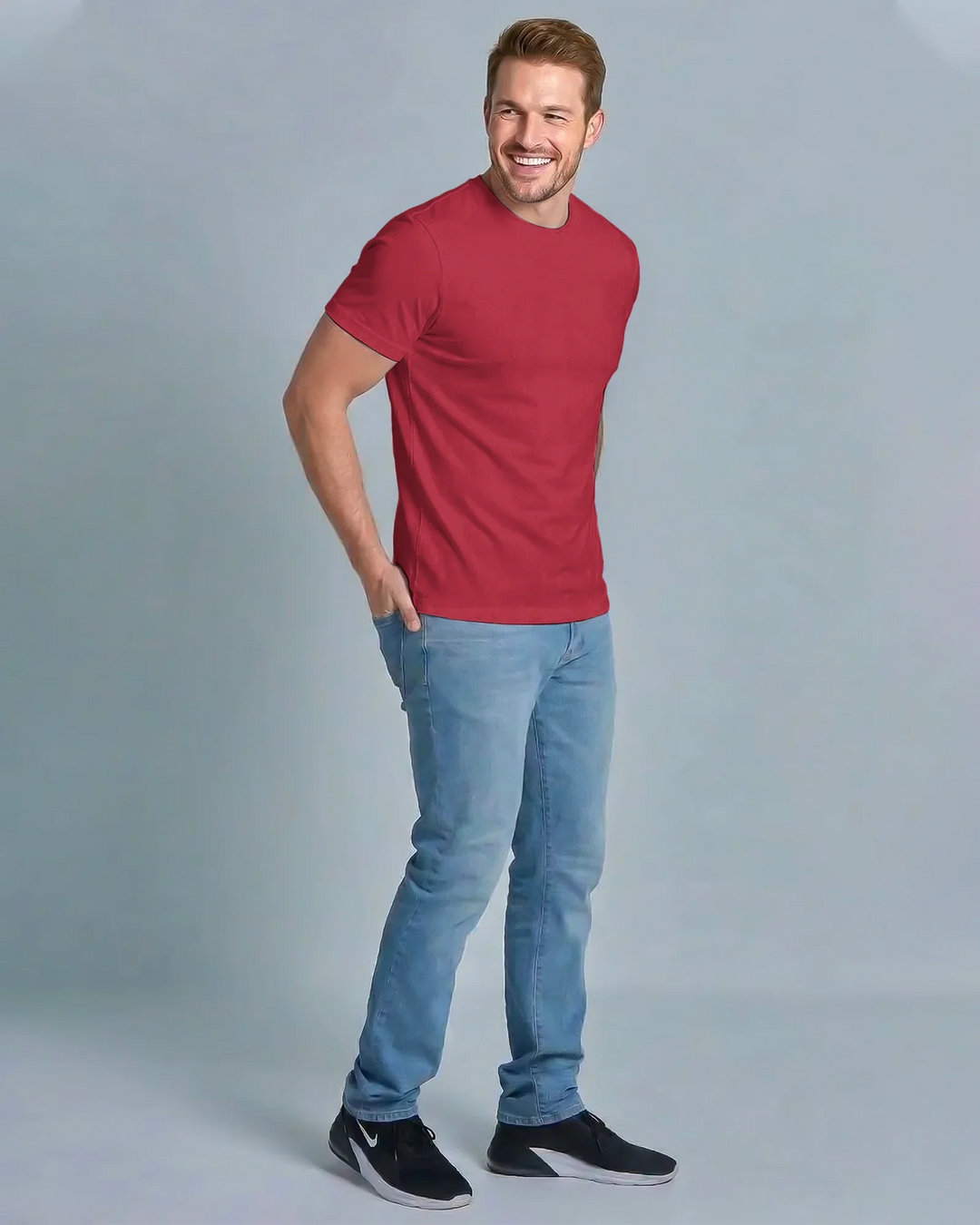 Solid color Bamboo Men T-Shirt