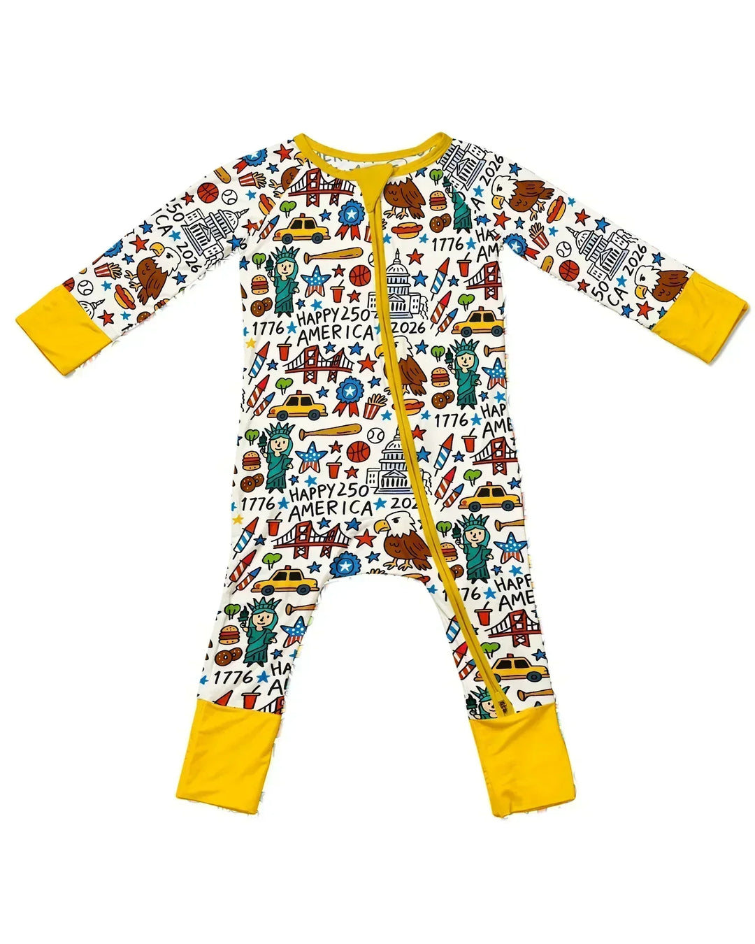Doodle America 250th Anniversary Family Bamboo Convertible Zippy