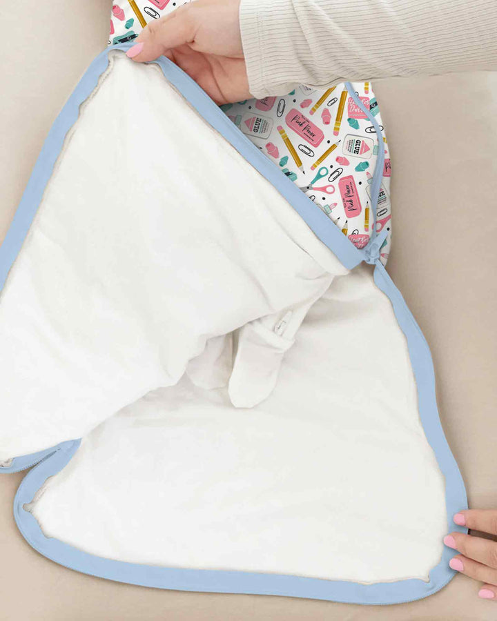 Pink Power School Supplies Bamboo Sleep Bag