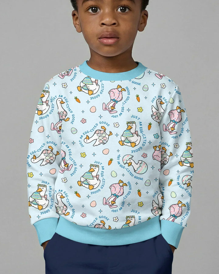 Easter Silly Goose Bamboo Crewneck Sweatshirt