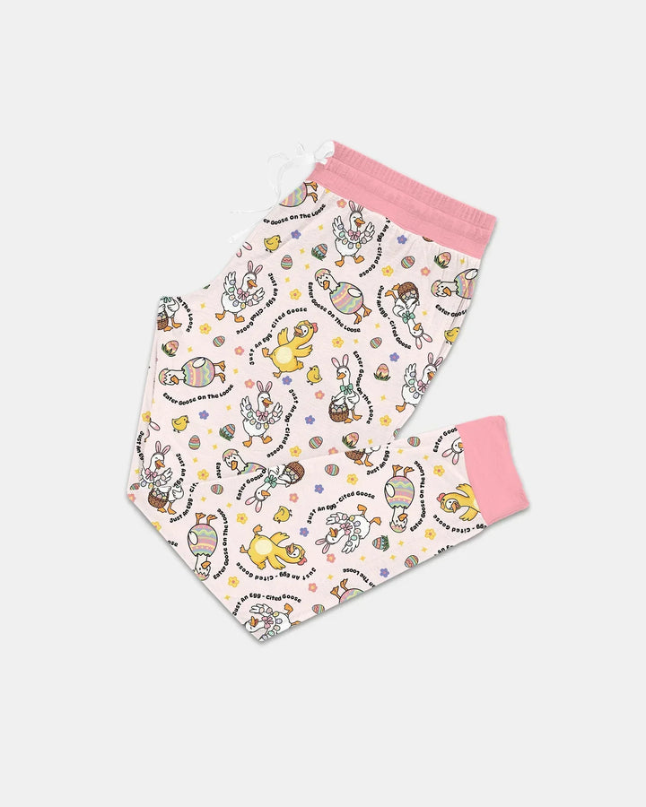 Easter Goose Family Matching Bamboo Women Pajama Set