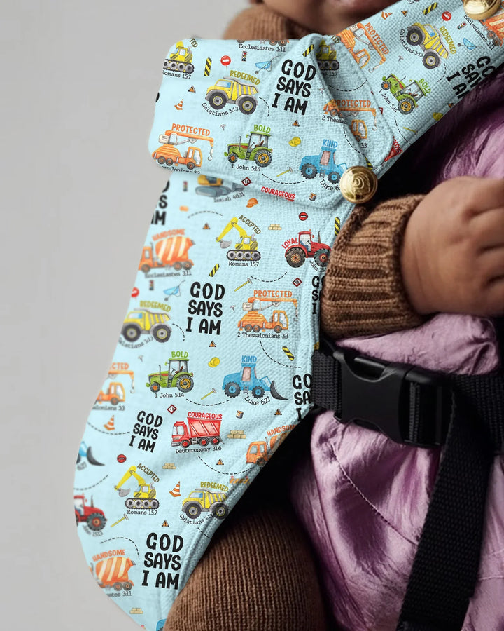 God Says I Am Construction Baby Carrier