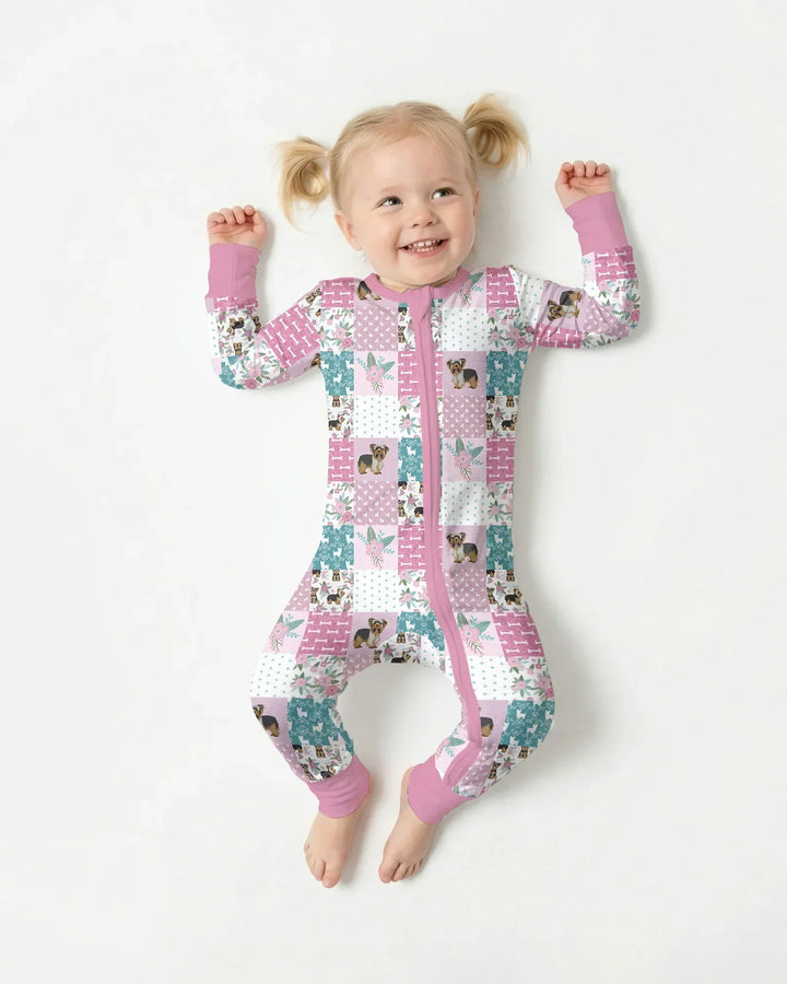 Floral Yorkie Grace Bamboo Convertible Zippy