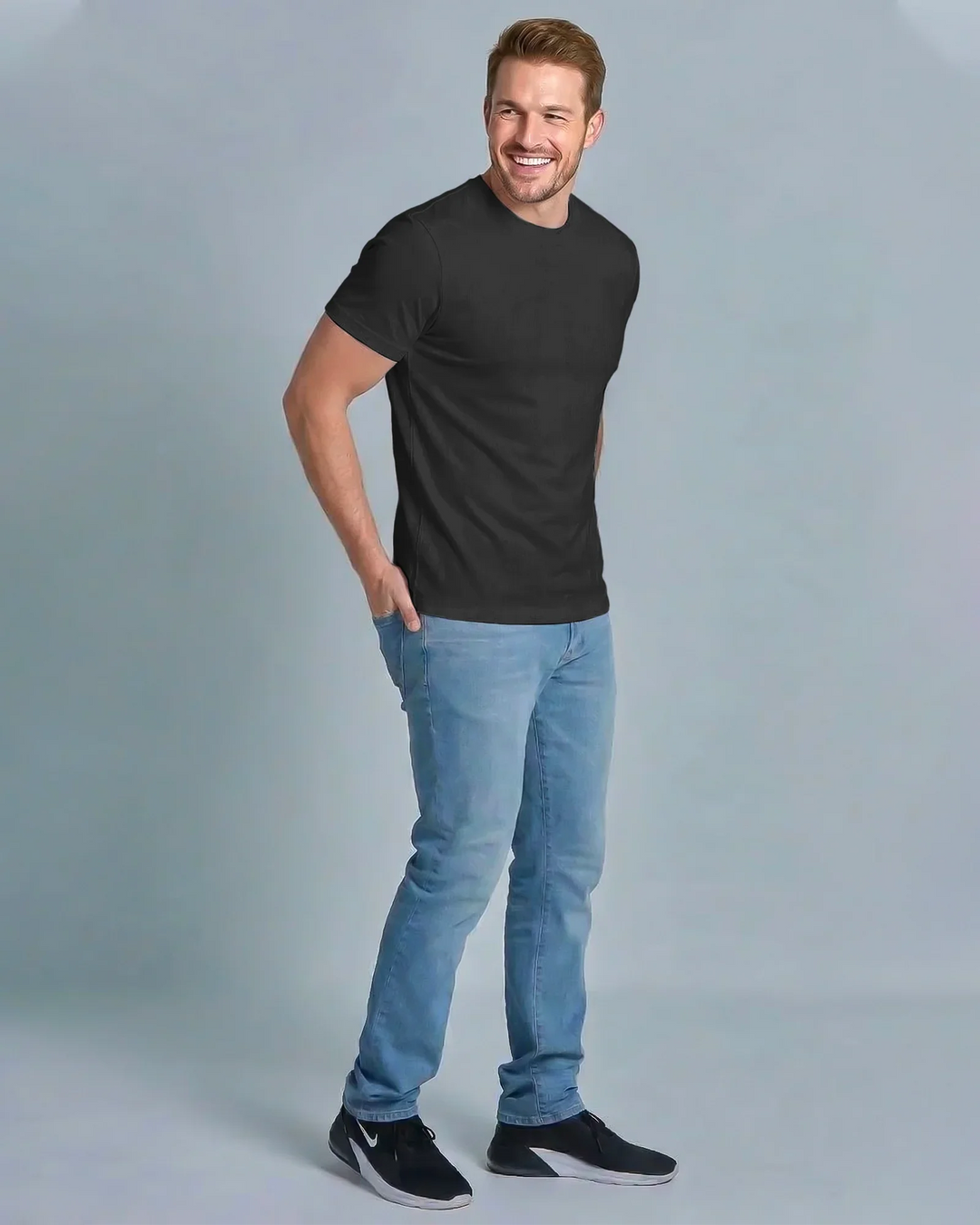 Solid color Bamboo Men T-Shirt