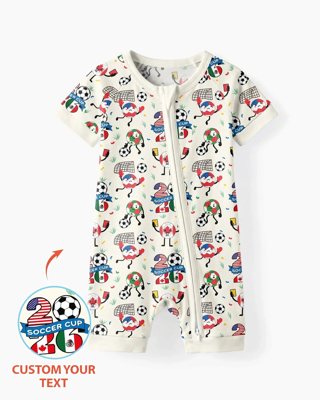 Soccer Squad 2026 Bamboo Shorty Zippy