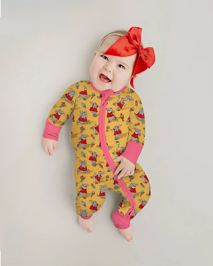 Dancing Hippo Treats Bamboo Convertible Zippy
