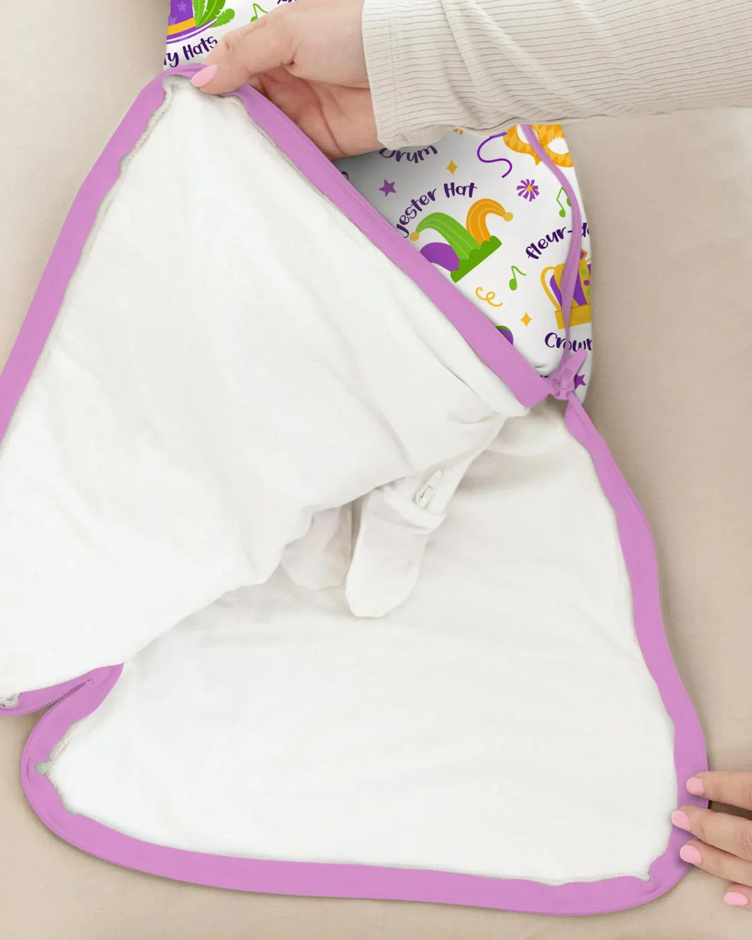 Mardi Gras Family Matching Bamboo Sleep Bag