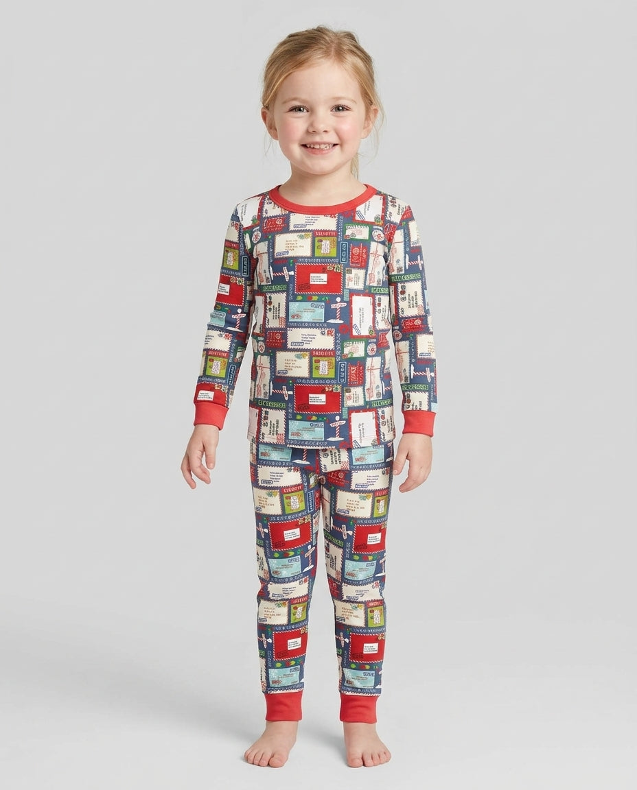 Dear Santa Bamboo Two Piece Long Sleeve Pajama Set