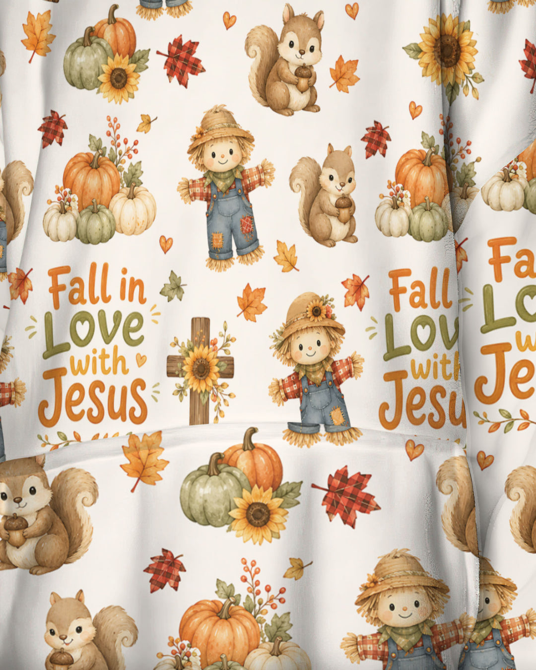 Fall For Jesus Bamboo Blanket Hoodie