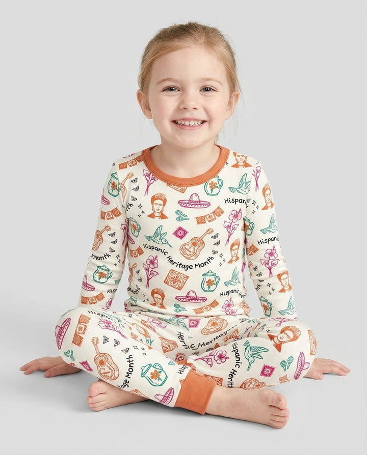 Hispanic Heritage Month Bamboo Two Piece Long Sleeve Pajama Set