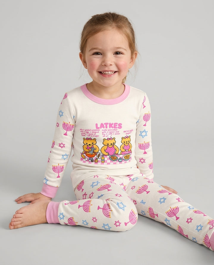 Latkes Recipe Bamboo Two Piece Long Sleeve Pajama Set