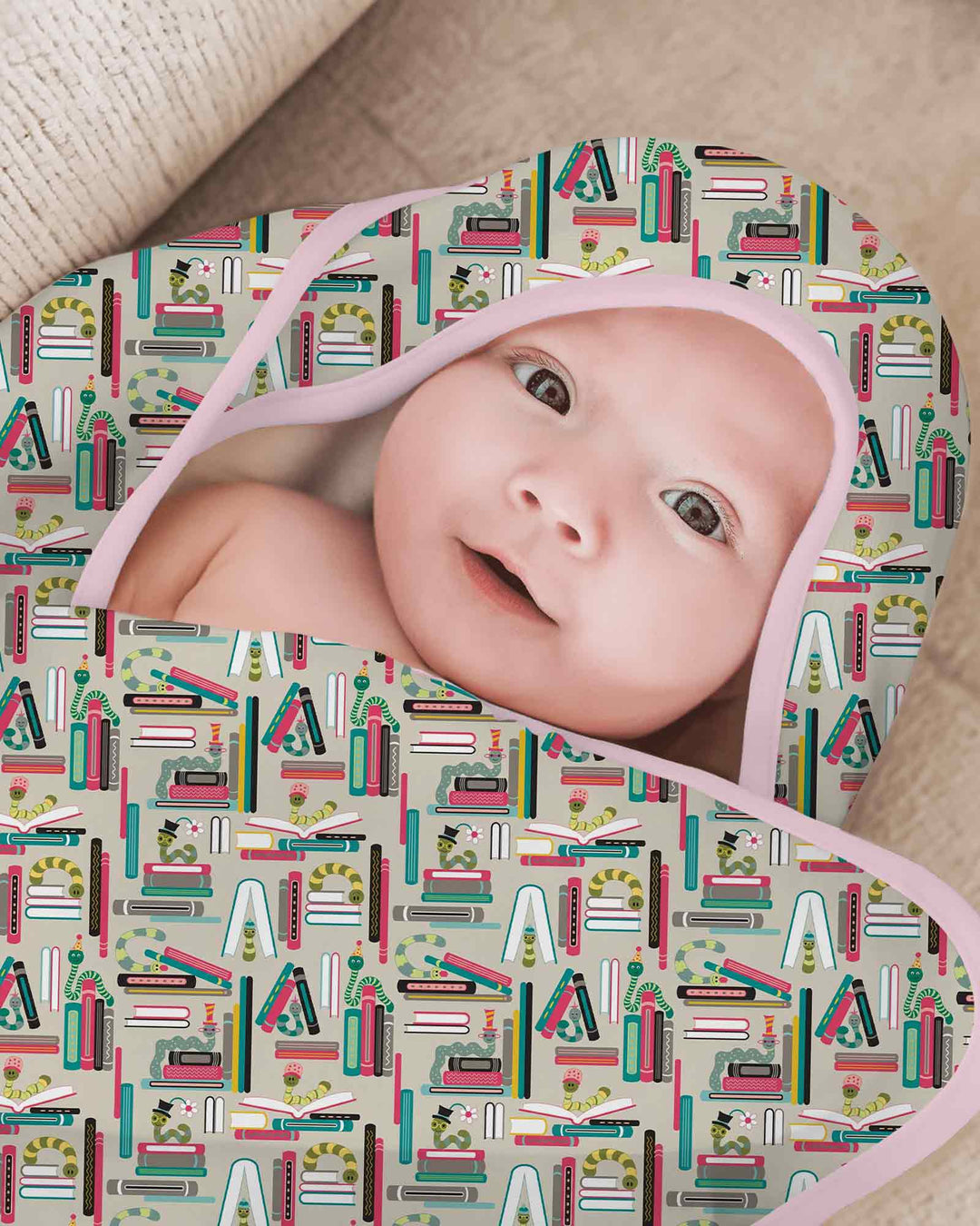 Bookworm Adventures Hooded Bamboo Towel Set