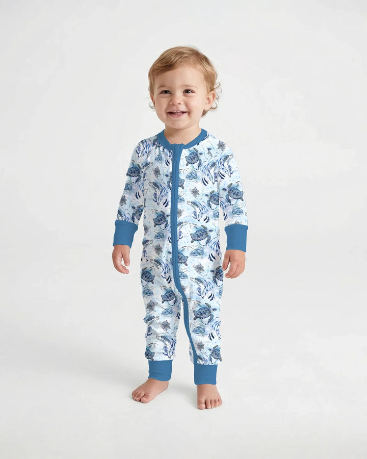 Little Turtles Family Matching Bamboo Convertible Zippy