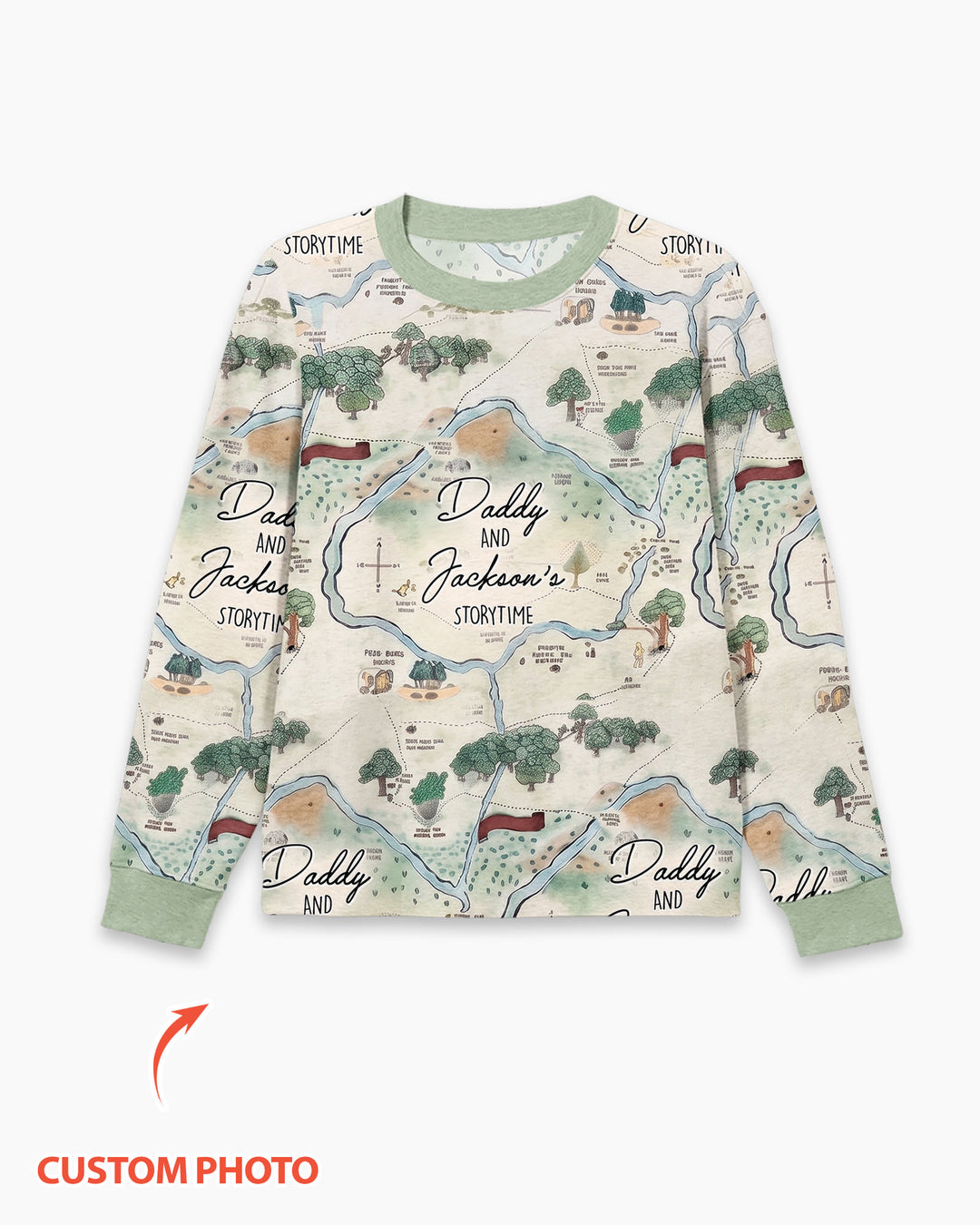 Mommy Daddy And Me Bedtime Story Family Matching Bamboo Men's Pajama Set