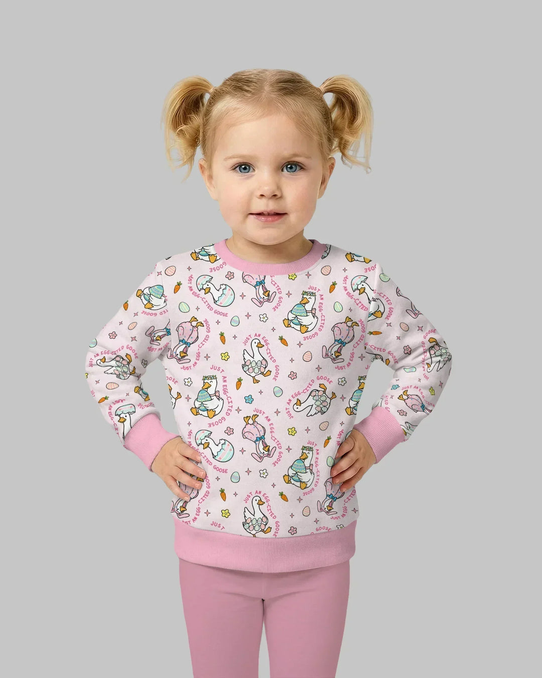 Easter Silly Goose Bamboo Crewneck Sweatshirt