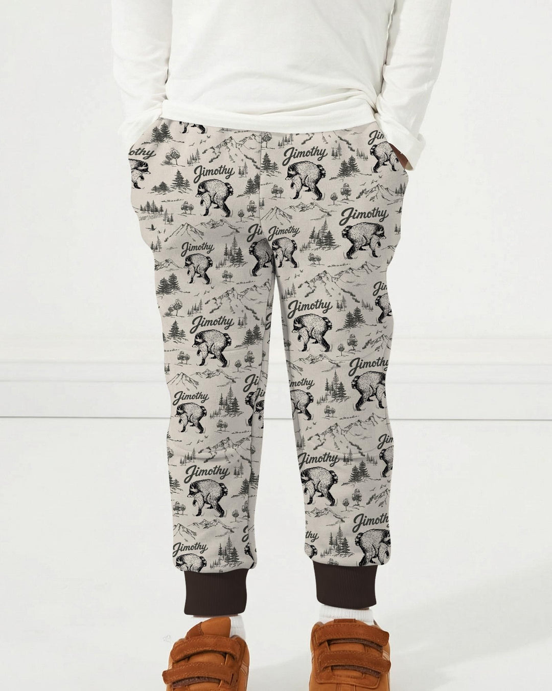 Vintage Jimothy Racoon Family Matching Bamboo Jogger
