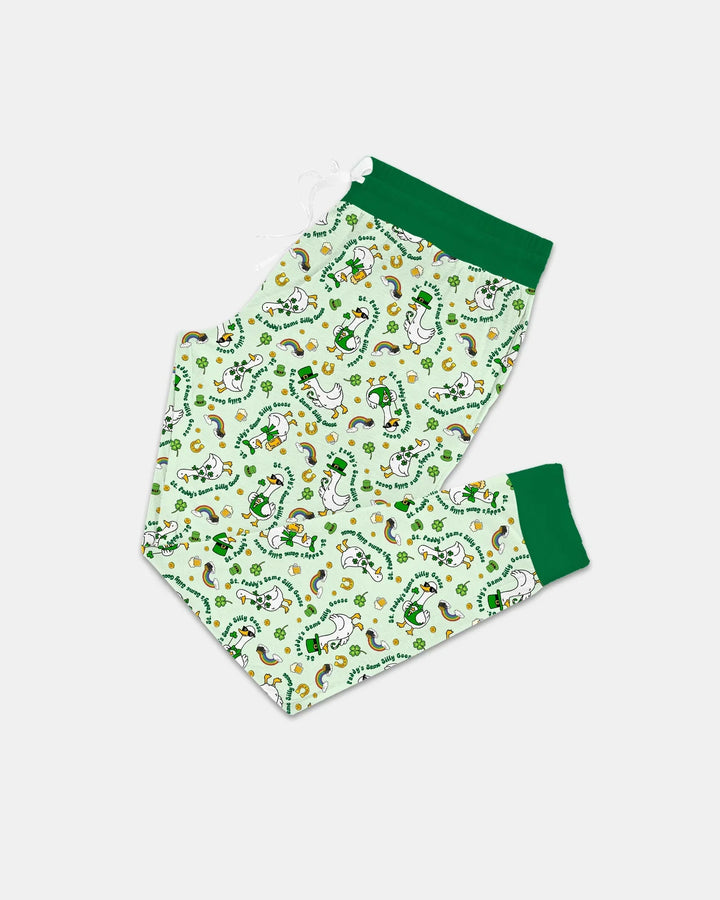 St. Patrick's Day Silly Goose Bamboo Women Pajama Set
