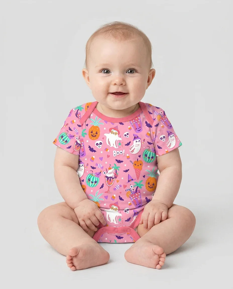 Summerween Doodles Bamboo Bodysuit