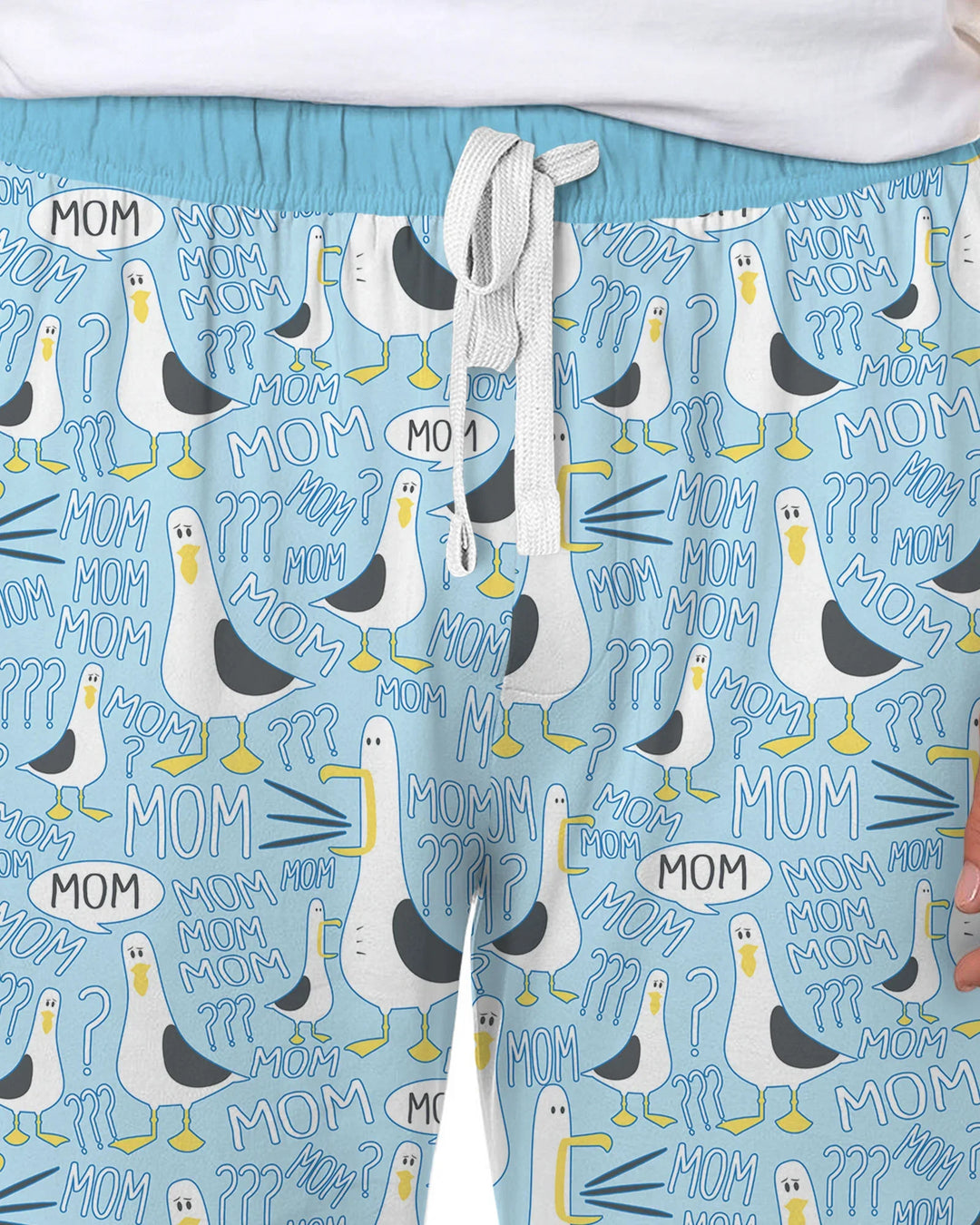 Funny Seagull MOM Bamboo Men's Pajama Set