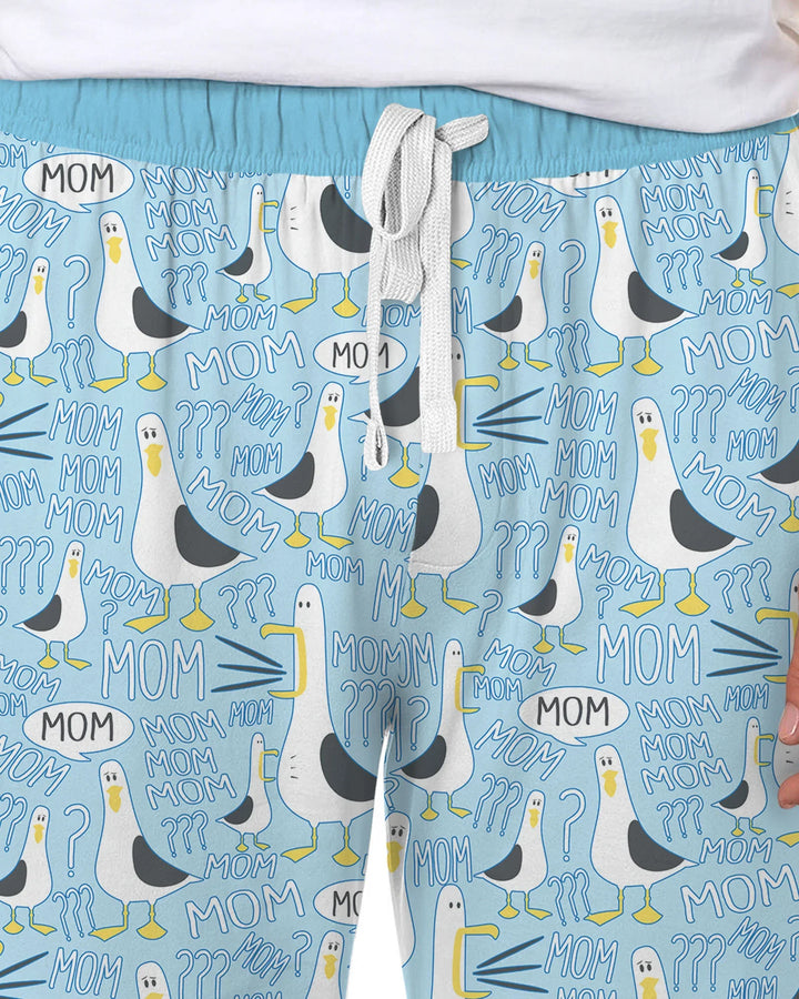 Funny Seagull MOM Bamboo Men's Pajama Set