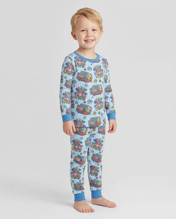 More Nutty Than Nice Bamboo Two Piece Long Sleeve Pajama Set