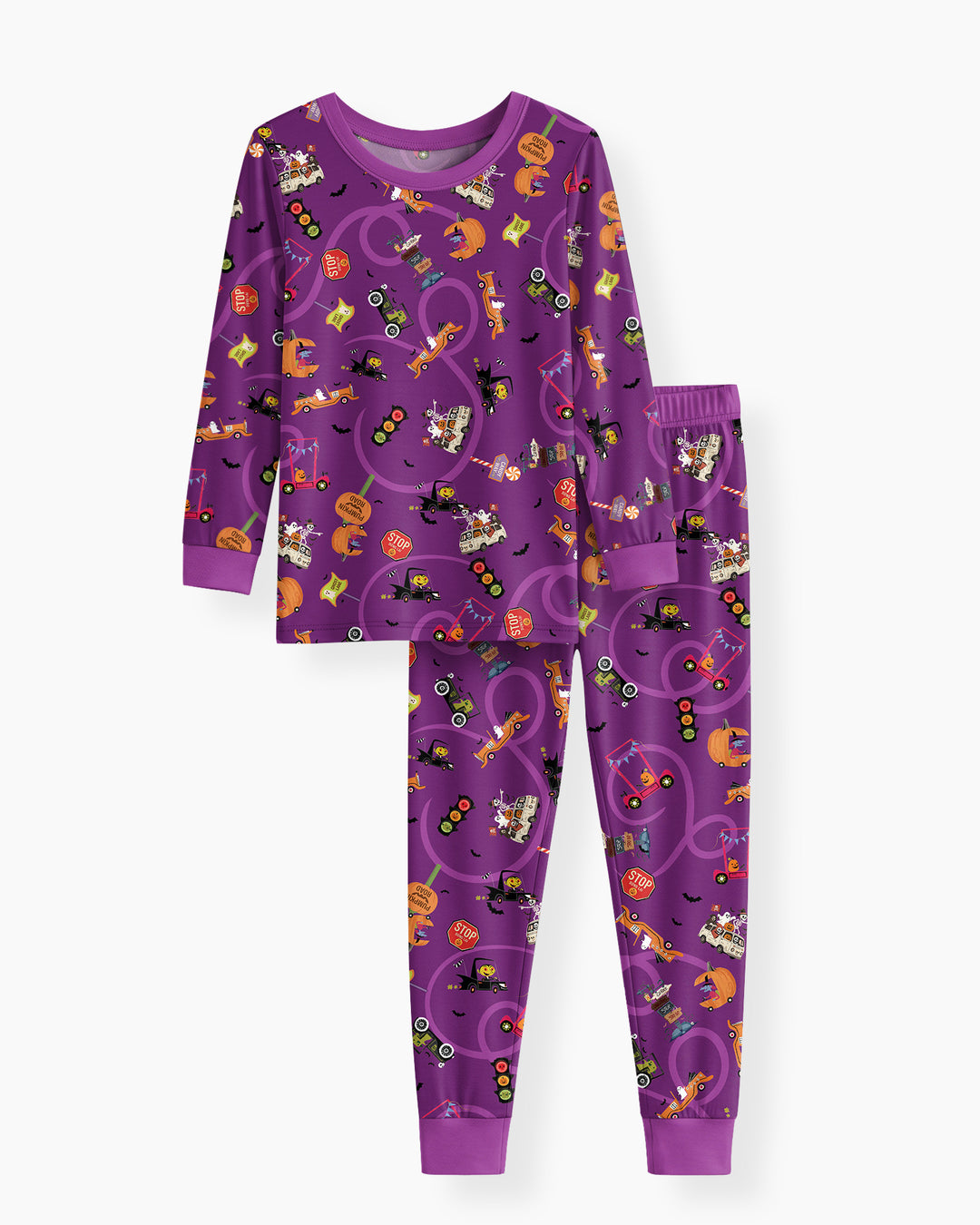 Trick or Treat Bamboo Two Piece Long Sleeve Pajama Set