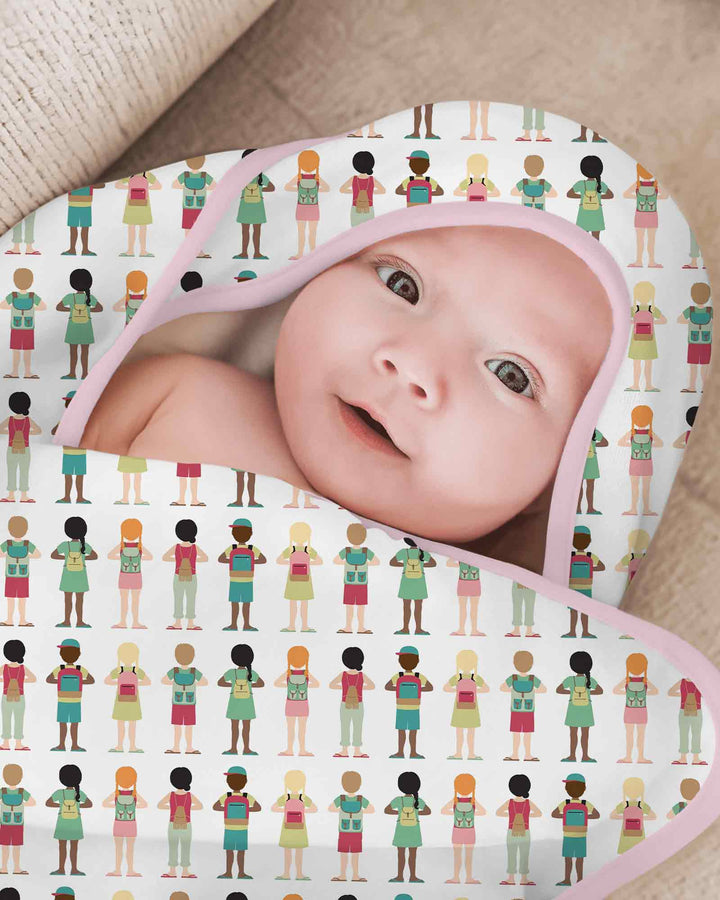 Little Friends Everywhere Hooded Bamboo Towel Set