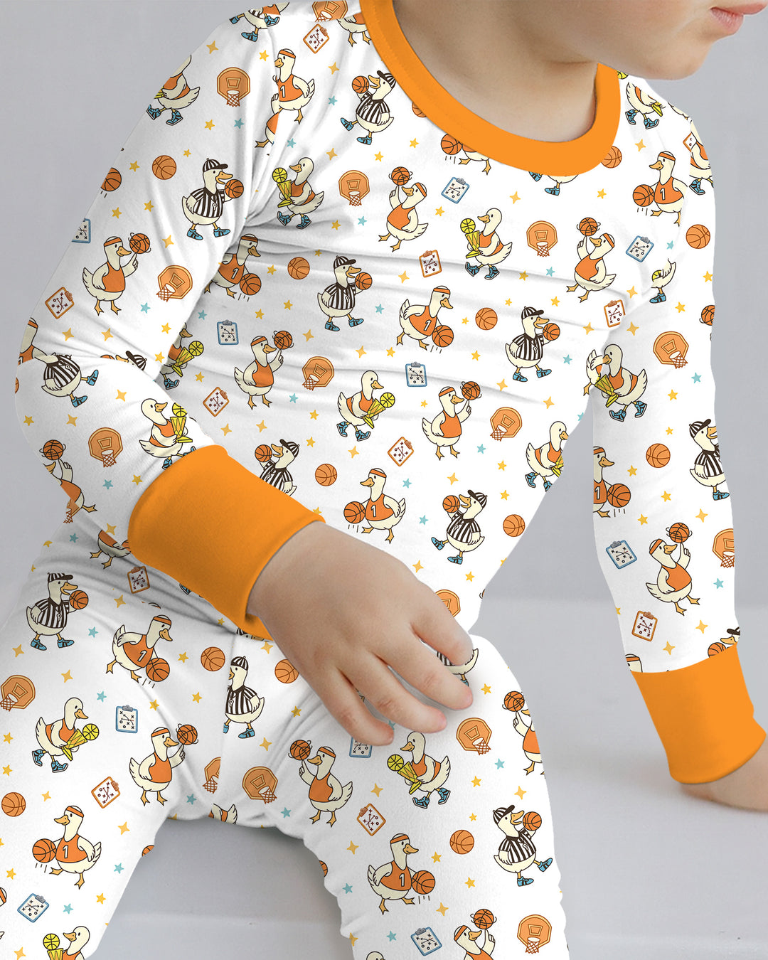 Template Bamboo Two Piece Long Sleeve Pyjamas Set