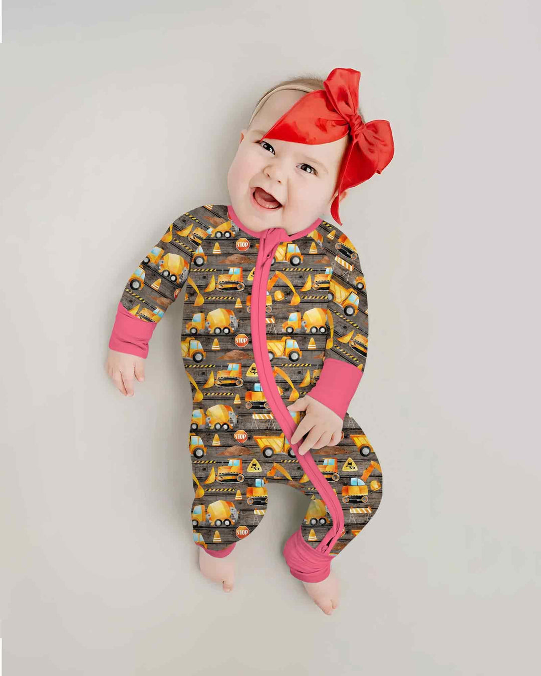 Construction Vehicles Bamboo Convertible Zippy