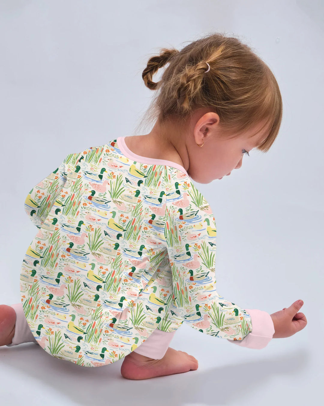Whimsical Mallard Duck Bamboo Convertible Zippy