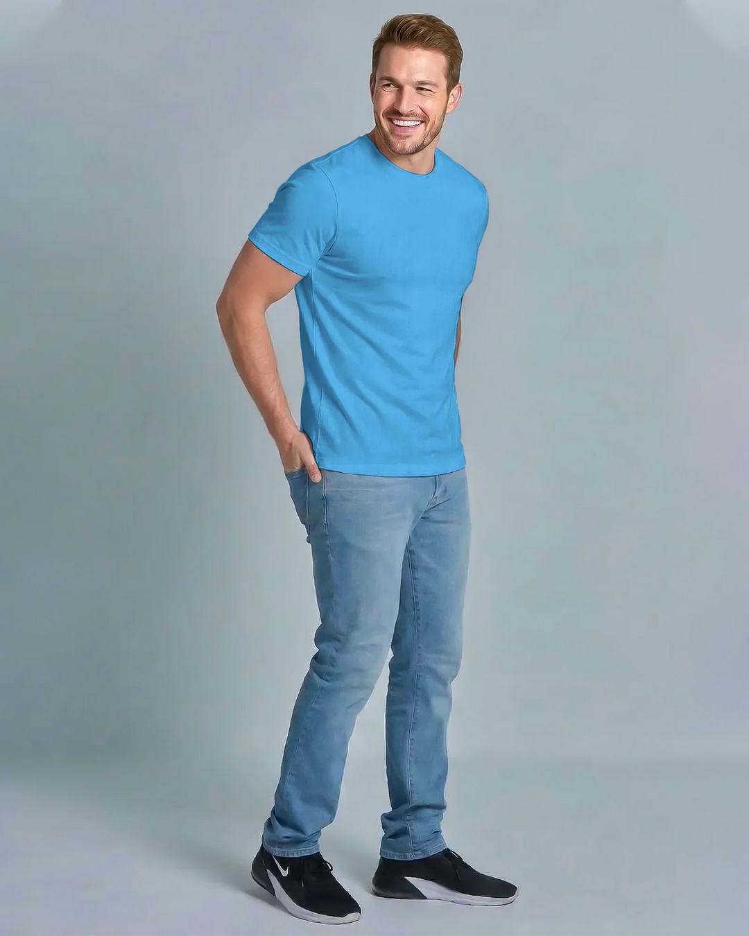 Solid color Bamboo Men T-Shirt
