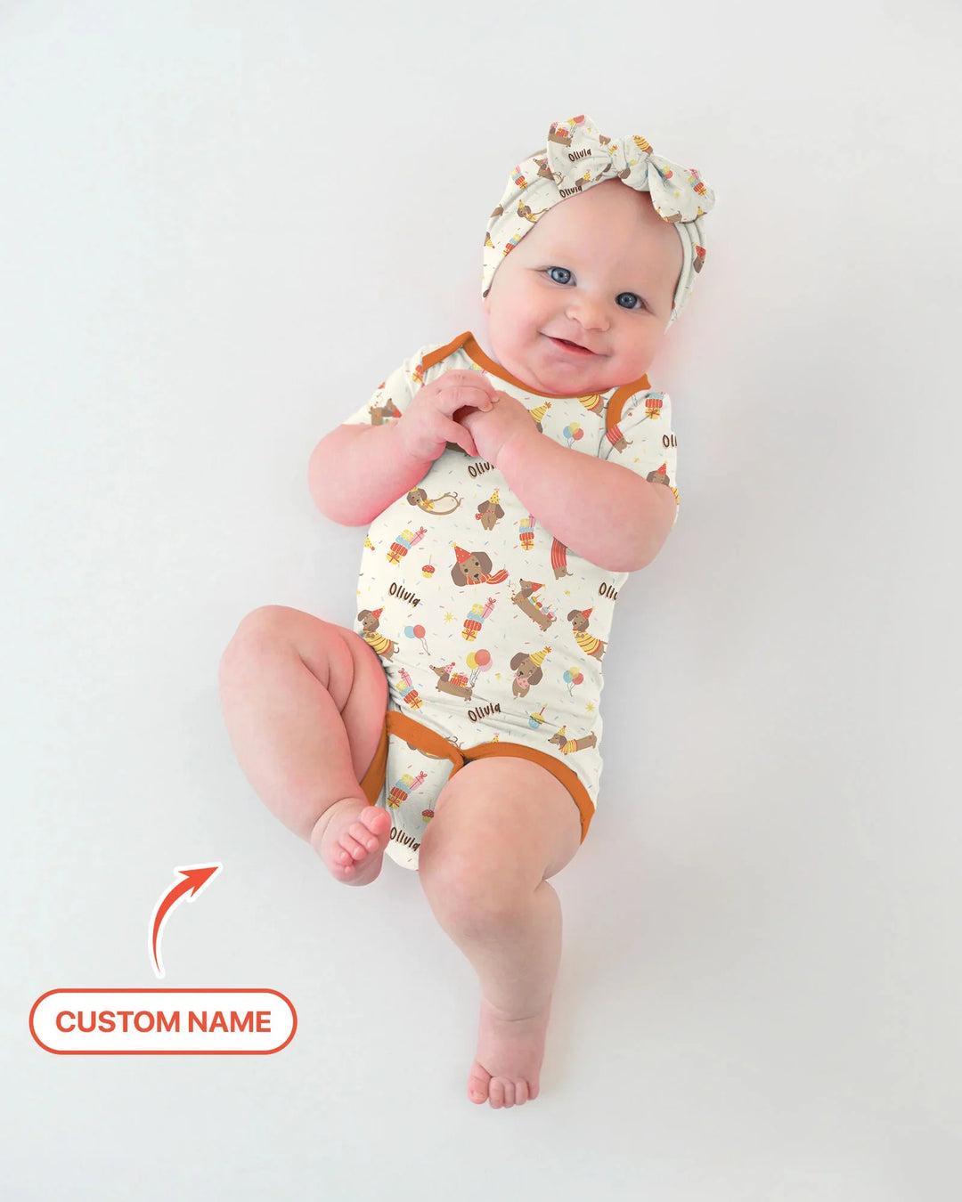Dachshund Birthday Bamboo Bodysuit