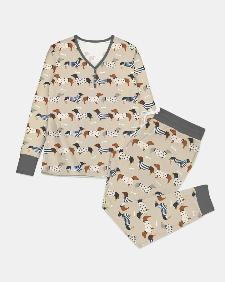 Cute Wieners Bamboo Women Pajama Set