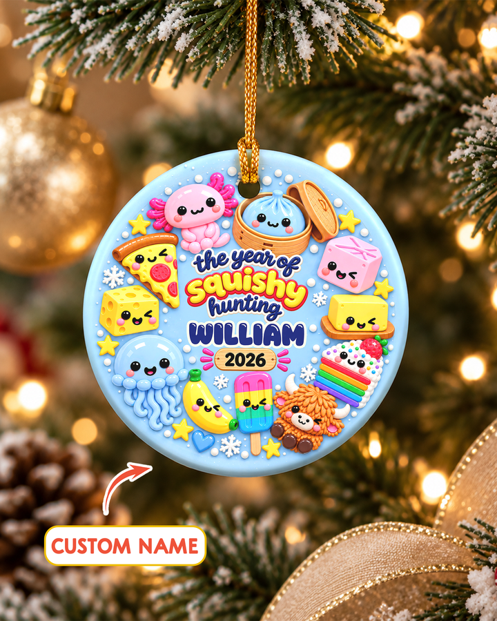 The Year Of Squishy Hunting 1-Side Photo Acrylic Ornament