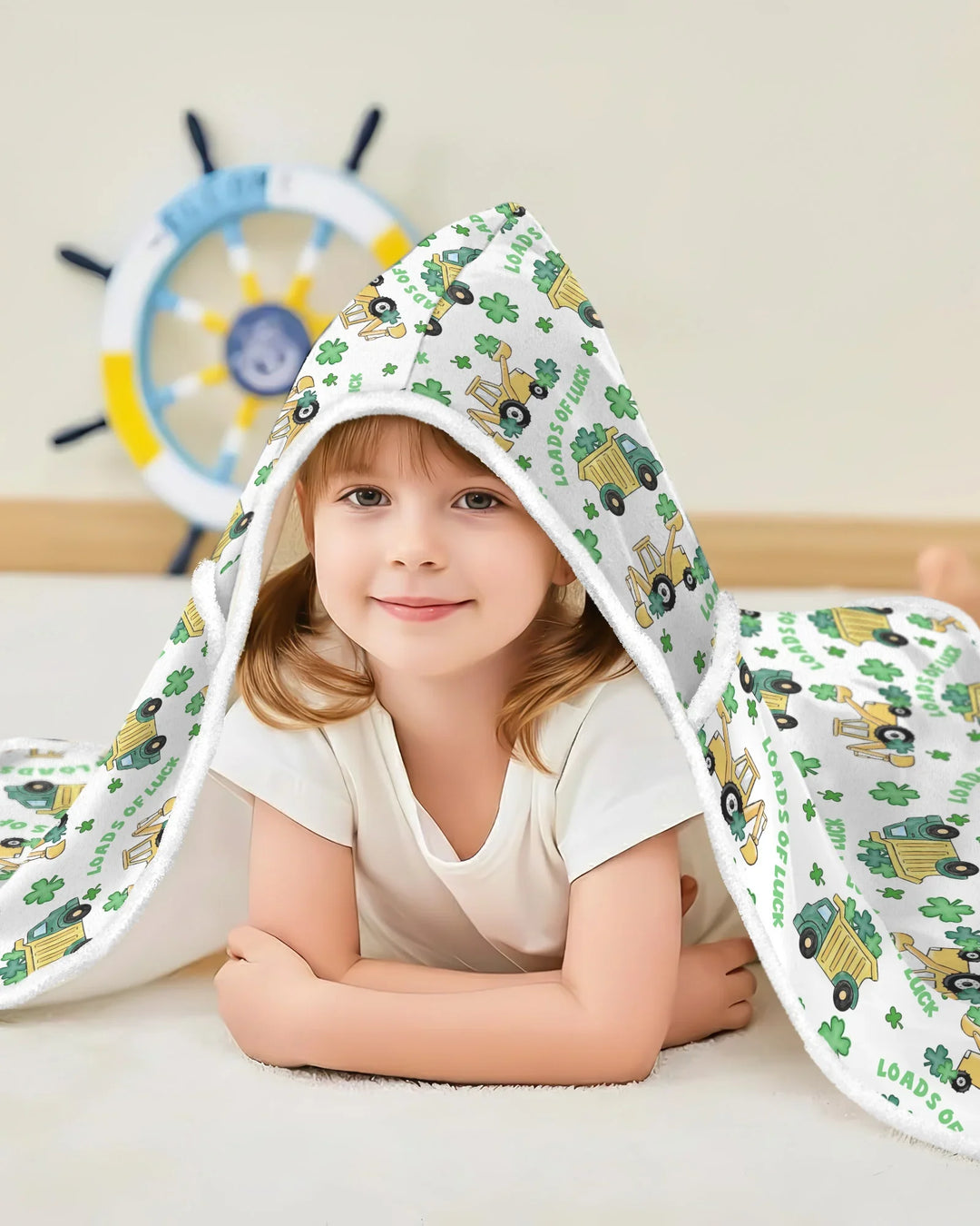 Loads Of Luck Bamboo Wearable Hooded Blanket