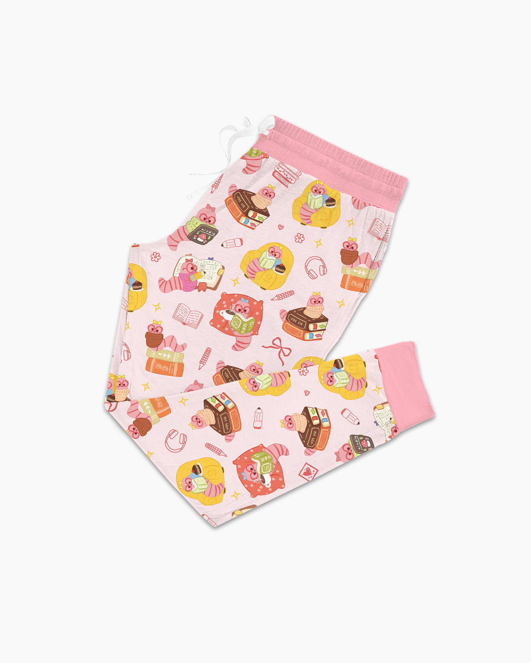 Little Book Worm Family Matching Bamboo Women Pajama Set